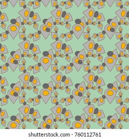 Abstract color seamless pattern for new background.