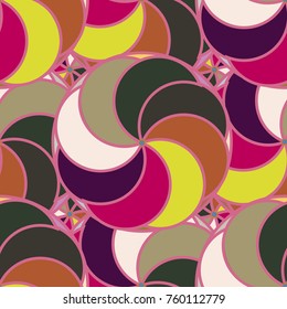 Abstract color seamless pattern for new background.