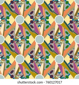 Abstract color seamless pattern for new background.