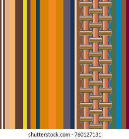Abstract color seamless pattern for new background.