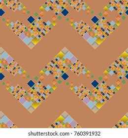 Abstract color seamless pattern for new background.