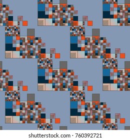 Abstract color seamless pattern for new background.