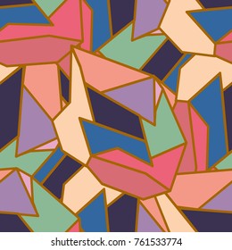 Abstract color seamless pattern for new background.