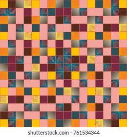 Abstract color seamless pattern for new background.