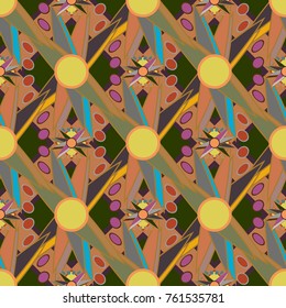 Abstract color seamless pattern for new background.