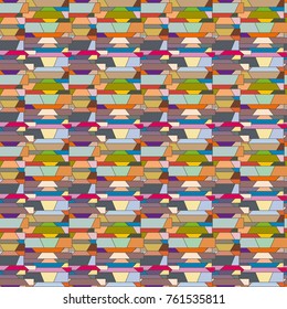 Abstract color seamless pattern for new background.