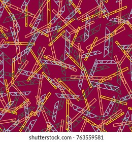 Abstract color seamless pattern for new background.