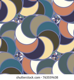 Abstract color seamless pattern for new background.
