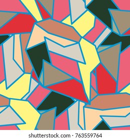 Abstract color seamless pattern for new background.