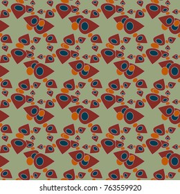 Abstract color seamless pattern for new background.