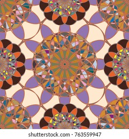 Abstract color seamless pattern for new background.