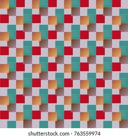 Abstract color seamless pattern for new background.