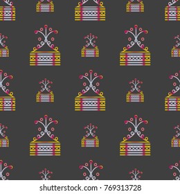Abstract color seamless pattern for new background.