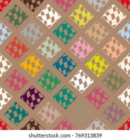 Abstract color seamless pattern for new background.
