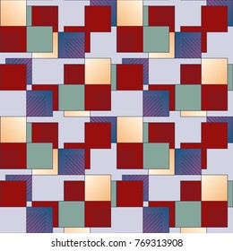 Abstract color seamless pattern for new background.