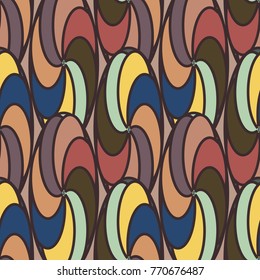 Abstract color seamless pattern for new background.