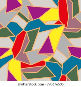 Abstract color seamless pattern for new background.