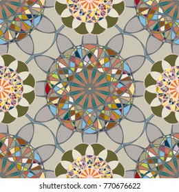 Abstract color seamless pattern for new background.