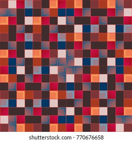 Abstract color seamless pattern for new background.