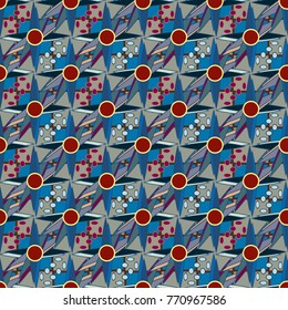 Abstract color seamless pattern for new background.