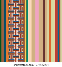 Abstract color seamless pattern for new background.