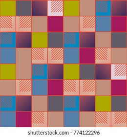 Abstract color seamless pattern for new background.