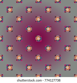 Abstract color seamless pattern for new background.