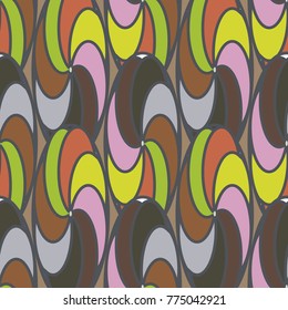 Abstract color seamless pattern for new background.
