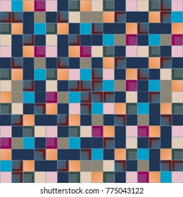 Abstract color seamless pattern for new background.