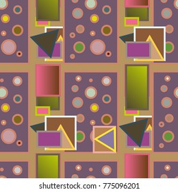 Abstract color seamless pattern for new background.
