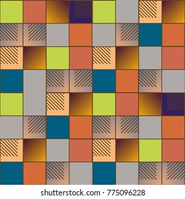 Abstract color seamless pattern for new background.