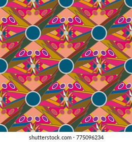 Abstract color seamless pattern for new background.