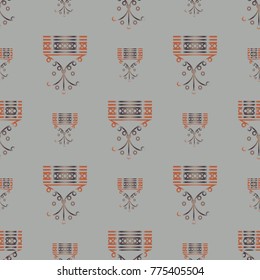 Abstract color seamless pattern for new background.