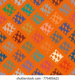 Abstract color seamless pattern for new background.