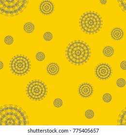 Abstract color seamless pattern for new background.