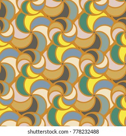 Abstract color seamless pattern for new background.