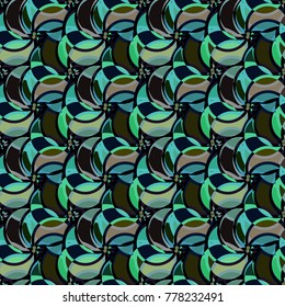 Abstract color seamless pattern for new background.