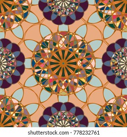 Abstract color seamless pattern for new background.