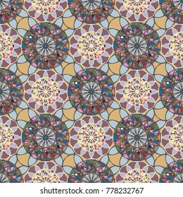 Abstract color seamless pattern for new background.