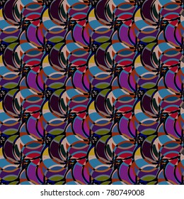 Abstract color seamless pattern for new background.