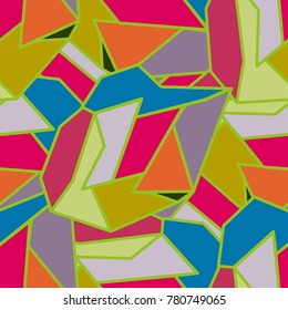 Abstract color seamless pattern for new background.