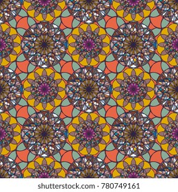 Abstract color seamless pattern for new background.