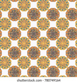 Abstract color seamless pattern for new background.