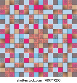 Abstract color seamless pattern for new background.