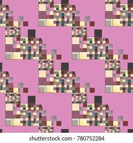 Abstract color seamless pattern for new background.