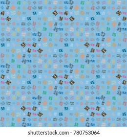 Abstract color seamless pattern for new background.