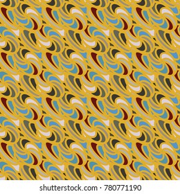Abstract color seamless pattern for new background.