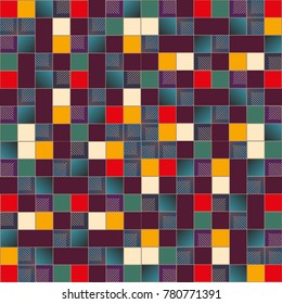 Abstract color seamless pattern for new background.