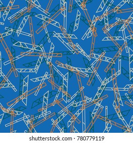 Abstract color seamless pattern for new background.