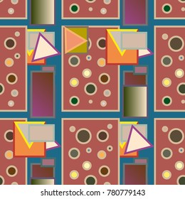 Abstract color seamless pattern for new background.